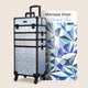 TheLAShop Rolling Makeup Case Set(3) - Mermaid, Rococo, CoyoteButtes, ForgetMeNot, Art Deco Image