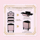 TheLAShop Art Deco Rolling Makeup Case Set(3) Image