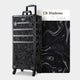 TheLAShop Rolling Makeup Case Set(2) - Mermaid, Rococo, CoyoteButtes, ForgetMeNot, Art Deco Image