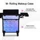 TheLAShop Rolling Makeup Case Set(3) - Mermaid, Rococo, CoyoteButtes, ForgetMeNot, Art Deco Image