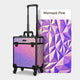 TheLAShop Pro Rolling Makeup Case Cosmetology Case, Mermaid Pink Image