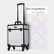 TheLAShop Pro Rolling Makeup Case Cosmetology Case, Pure ForgetMeNot Image