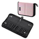 TheLAShop Makeup Brush Holder Stand Up Travel Bag 29-Pocket, Blush ForgetMeNot Image