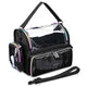 TheLAShop Makeup Case with Acrylic Makeup Brush Holder, Black Image