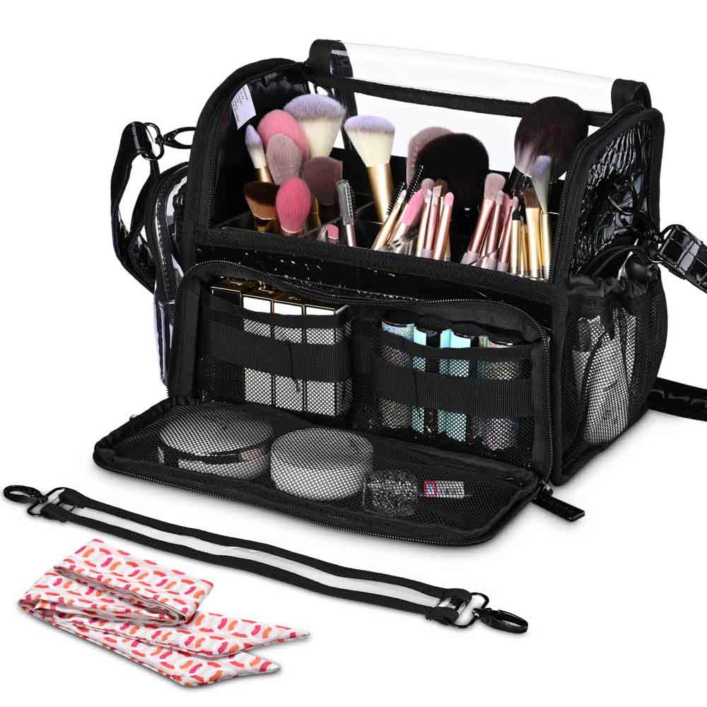 TheLAShop Makeup Brush Holder Stand Up Travel Bag 29-Pocket