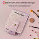 TheLAShop Glitter Lipstick Bag with Mirror for Double Lipsticks & Airpods Image