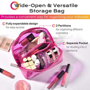 TheLAShop Waterproof Makeup Bag Organizer Glitter Brush Holder Image