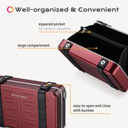 TheLAShop Luxury Aluminum Crossbody Bag Case Gift for Her/Him Image