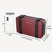 TheLAShop Luxury Aluminum Crossbody Bag Case Gift for Her/Him Image