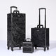 TheLAShop Rolling Makeup Case Set(3) - Mermaid, Rococo, CoyoteButtes, ForgetMeNot, Art Deco, CB Shadows Image