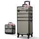 TheLAShop Rolling Makeup Case Set(2) - Mermaid, Rococo, CoyoteButtes, ForgetMeNot, Art Deco, Rococo GainsBoro Image