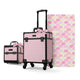 TheLAShop Pro Rolling Makeup Case Set(2) - Mermaid, RCC, CTB, FMN, AD Image