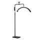 TheLAShop 28" Dimmable Eyelash Arc Floor Lamp for Facial, Nail, Tattoo, Black Image