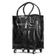 TheLAShop Large Rolling Tote Bag for Event Planner, Teacher, Artist, 16in MidnightGlitz Image