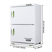 TheLAShop 46L 2-Room 2in1 Towel Warmer Cabinet Heated & UV Sterilizer Image