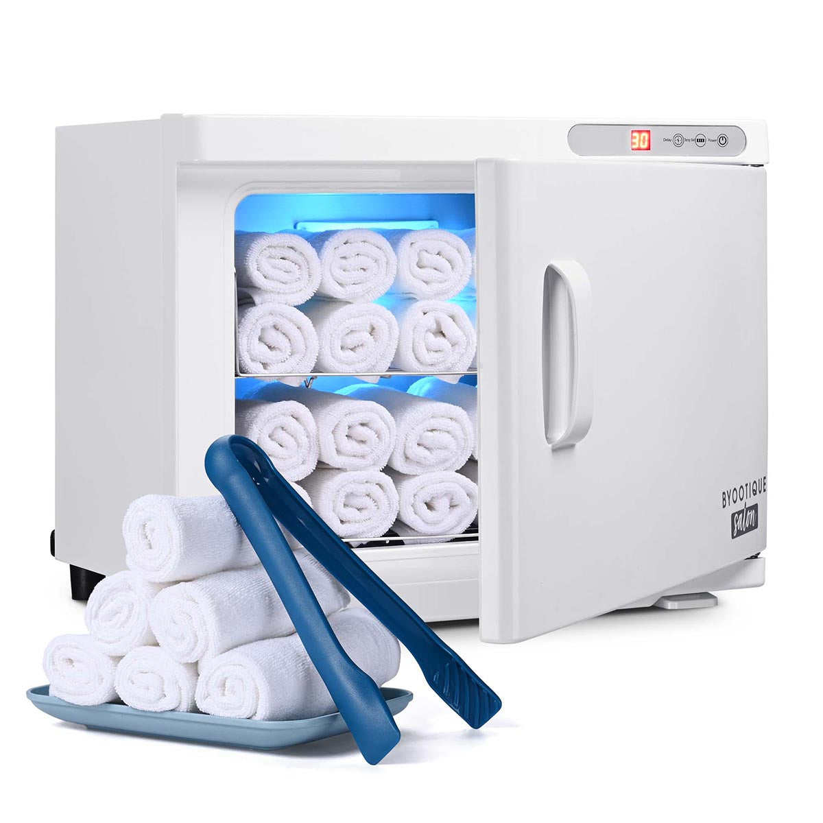 TheLAShop 23L 2in1 Towel Warmer Cabinet Heated & UV Sterilizer 2-Racks