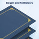TheLAShop 8.5x11 Diploma Covers Blue Award Certificate Holder 30ct/pk Image