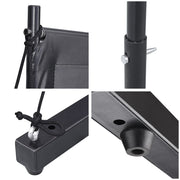 TheLAShop Portable Outdoor Projector Screen w/ Stand 100" 16:9 Image