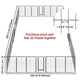 TheLAShop Heavy Duty Dog Kennel Playpen 48"H 8-Panel Image