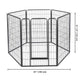 TheLAShop Heavy Duty Dog Kennel Playpen 48"H 6-Panel Image