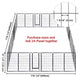 TheLAShop Heavy Duty Dog Kennel Playpen 48"H 6-Panel Image