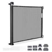 TheLAShop 71"x33" Baby Gates for Dogs Retractable Mesh Safety Gate