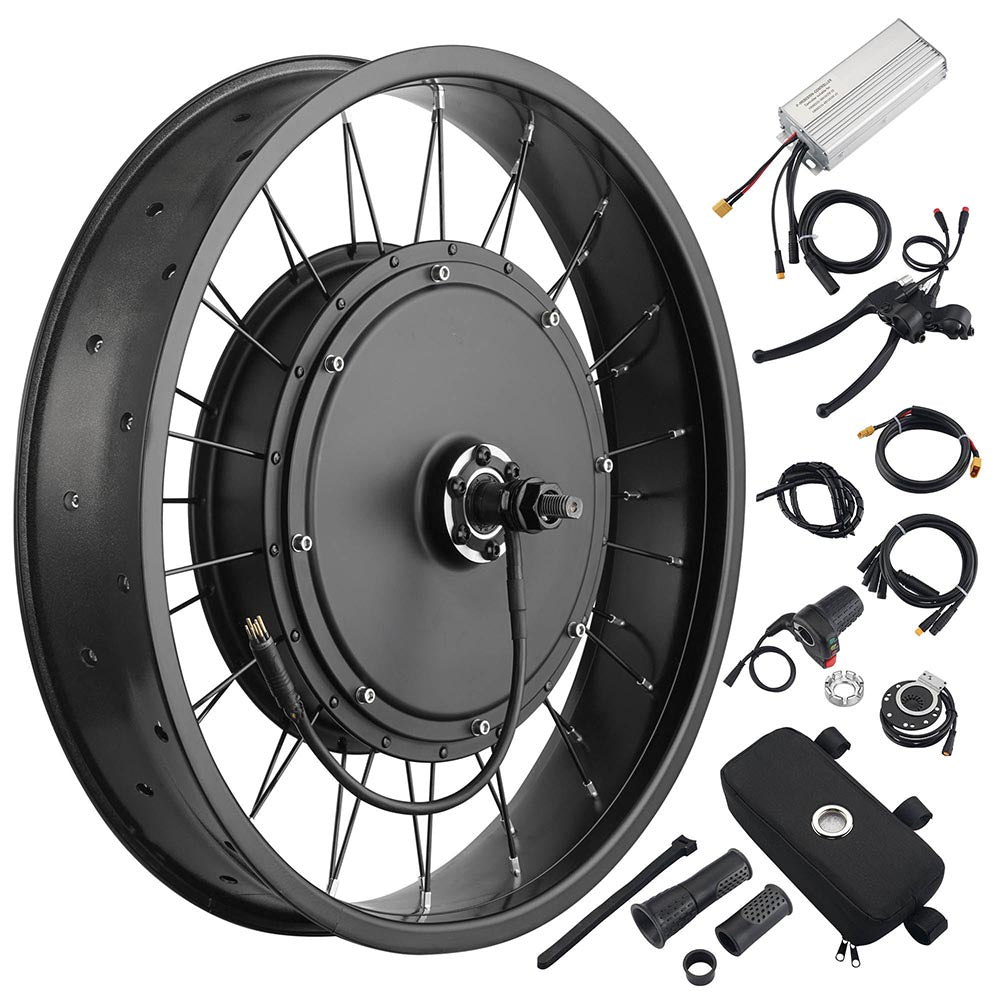TheLAShop 48v 1000w 20in Front Fat Tire Electric Bicycle Motor Kit TheLAShop 48v 1000w 20in Front Fat Tire Electric Bicycle Motor Kit