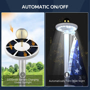 TheLAShop Flagpole Light Solar Powered Top Mount D9/16" Image
