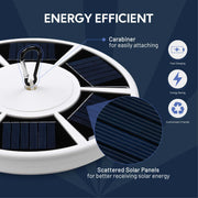 TheLAShop Flagpole Light Solar Powered Top Mount D9/16" Image