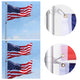 TheLAShop Solar Lighted Telescoping Tailgate Flagpole Image