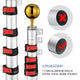 TheLAShop Telescoping Flagpole Kit with Light Solar Powered (20ft,25ft,30ft Options) Image