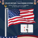 TheLAShop Heavy Duty Flagpole 13Gauge Thick Flag Pole (20ft,25ft,30ft Options) Image