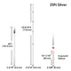 TheLAShop Aluminum Telescopic Antenna Pole for Starlink, Event Wi-Fi, 25ft Silver Image