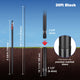 TheLAShop Aluminum Telescopic Antenna Pole for Starlink, Event Wi-Fi, 30ft Black Image