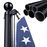 TheLAShop 30ft Heavy Duty Flagpole 10Gauge Thick All Aluminum Pole Image