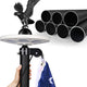 TheLAShop 13Gauge Heavy Duty Flagpole with Light Deluxe Eagle(20',25',30' Options), 25ft Black Image