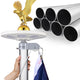 TheLAShop 13Gauge Heavy Duty Flagpole with Light Deluxe Eagle(20',25',30' Options), 25ft Silver Image