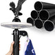 TheLAShop 13Gauge Heavy Duty Flagpole with Light Deluxe Eagle(20',25',30' Options), 30ft Black Image