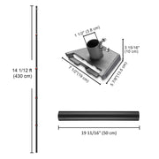 TheLAShop Aluminum Telescopic Antenna Pole Starlink Gen 3 Pole Mount Image
