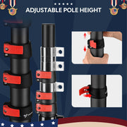 TheLAShop Aluminum Telescopic Antenna Pole Starlink Gen 3 Pole Mount Image