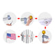 TheLAShop Flagpole Truck Pulley Cleat Hardware(Ball Eagle Options) Image