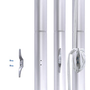 TheLAShop Flagpole Truck Pulley Cleat Hardware(Ball Eagle Options) Image