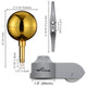 TheLAShop Flagpole Truck Pulley Cleat Hardware(Ball Eagle Options) Image