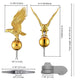 TheLAShop Flagpole Truck Pulley Cleat Hardware(Ball Eagle Options) Image