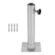 TheLAShop Dock Flag Pole Mount Stand D2 3/8", Silver Image