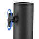 TheLAShop 1 9/16" Receiver Hitch Dual Flag Pole Holder for 1" to 2" Poles Image