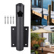 TheLAShop Vertical Pole Mount for Dock, Deck Holds D1" to 2 3/8" Pole Image
