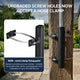 TheLAShop Pole Mount for RV Ladders, Posts & Railings(Holds 1"-2 3/8" Poles) Image