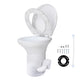 TheLAShop Tall RV Toilet Gravity Flush Soft-Close Campsite Residences, Standard Model Image