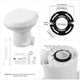 TheLAShop Low-Profile Mobile Restroom Trailer Toilet with Bidet Sprayer Image
